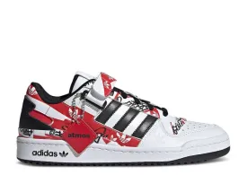 Adidas ATMOS X FORUM LOW 'GRAFFITI' sneakers, white