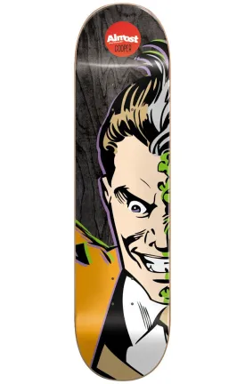 Almost Cooper Wilt Two-Face Split Face R7 Skateboard Deck - Black - 8.0in