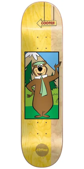 Almost Cooper Wilt Yogi Bear R7 Skateboard Deck - Yellow - 8.125in