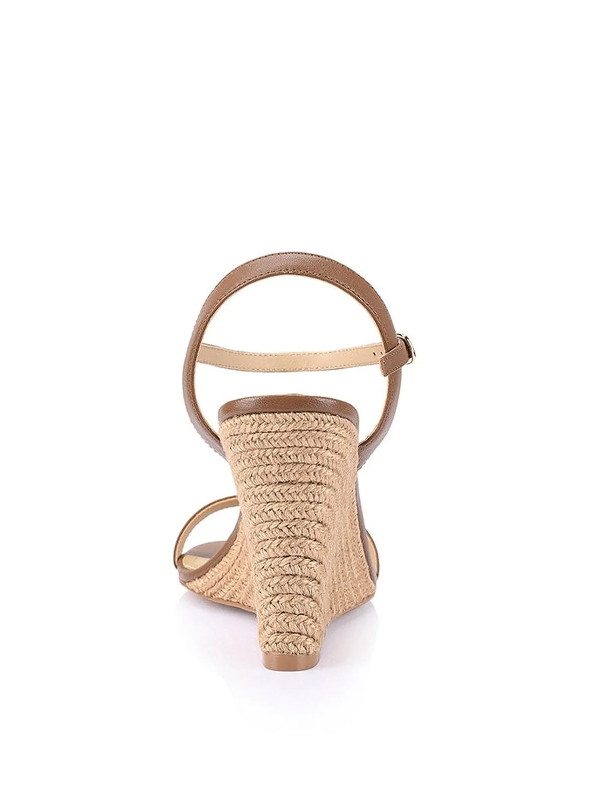 Baby Wedge Sandals - Cinnamon Leather