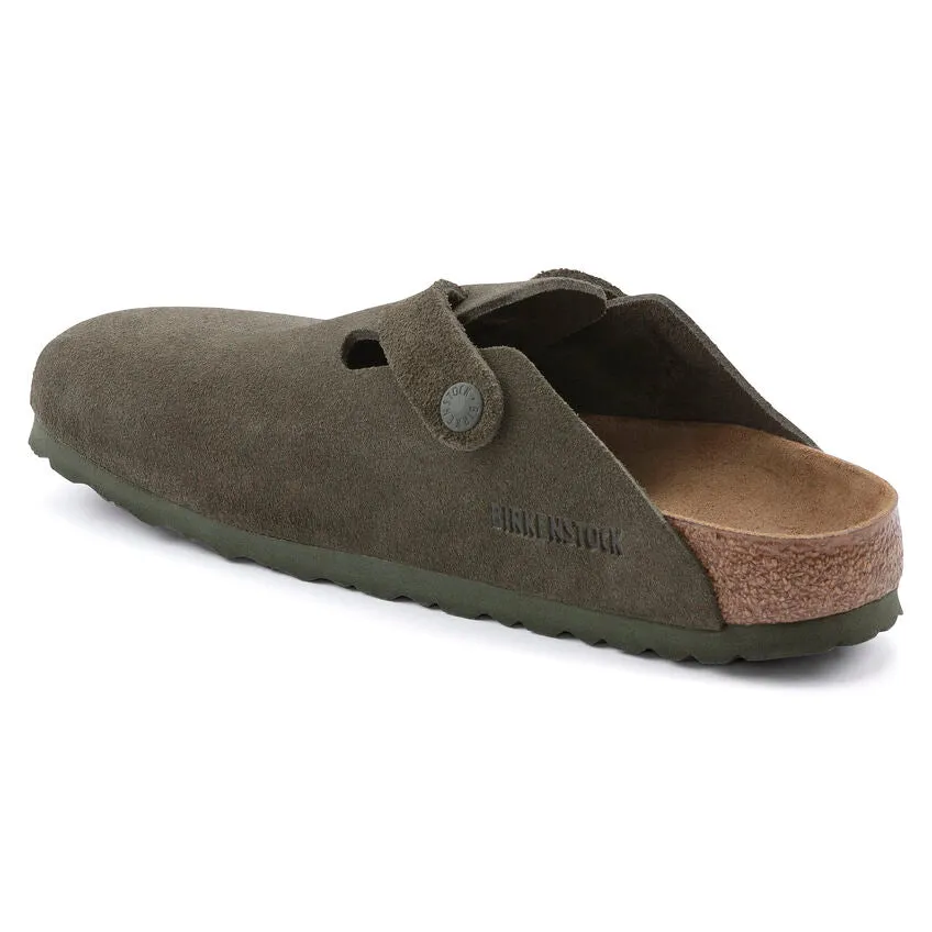 Birkenstock Boston Suede Leather - Modern Suede Thyme