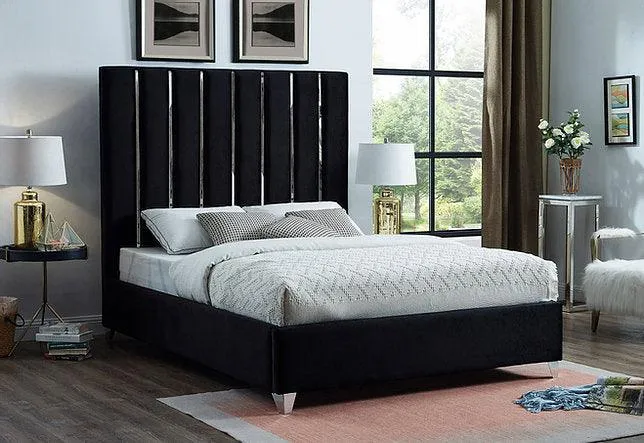 Chrome Channel Platform Bed - IF-5620