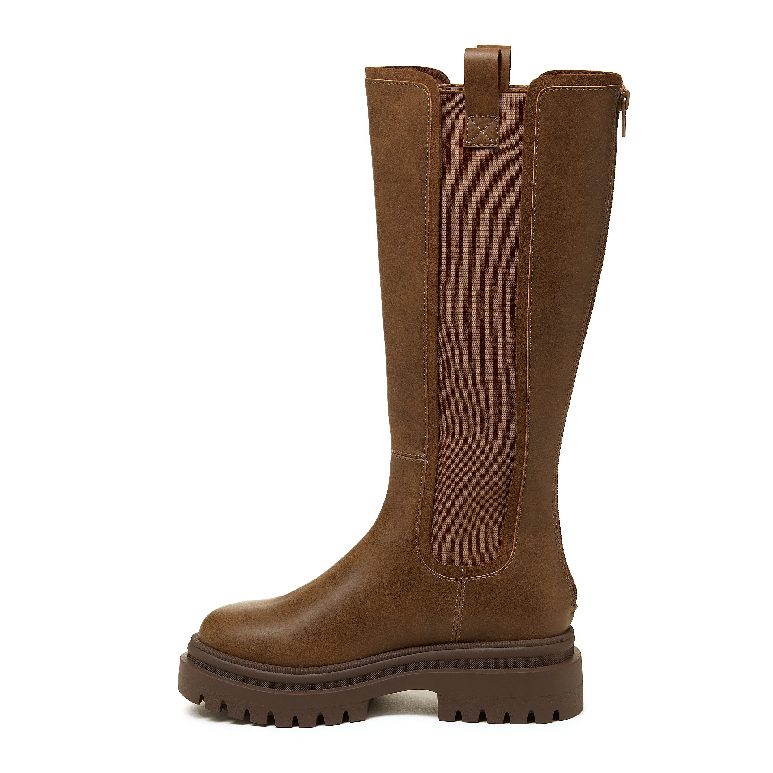 Drea Brown Tall Boot