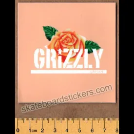 Grizzly Griptape Bear Skateboard Sticker