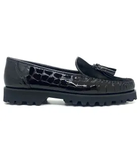 HB Shoes Ladies Tassle Front Abetone Sole Loafer