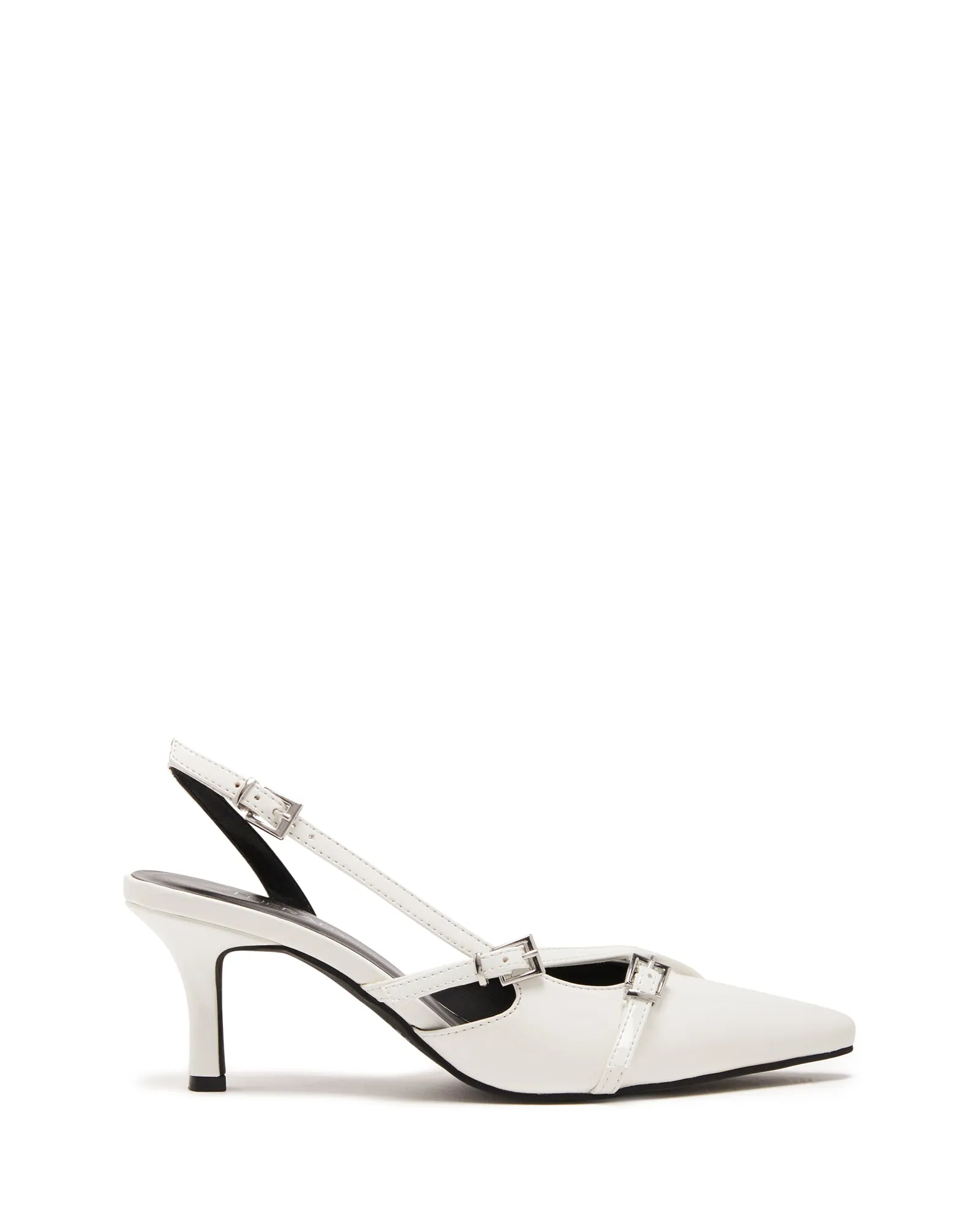 Juicy Slingback Pump White Patent