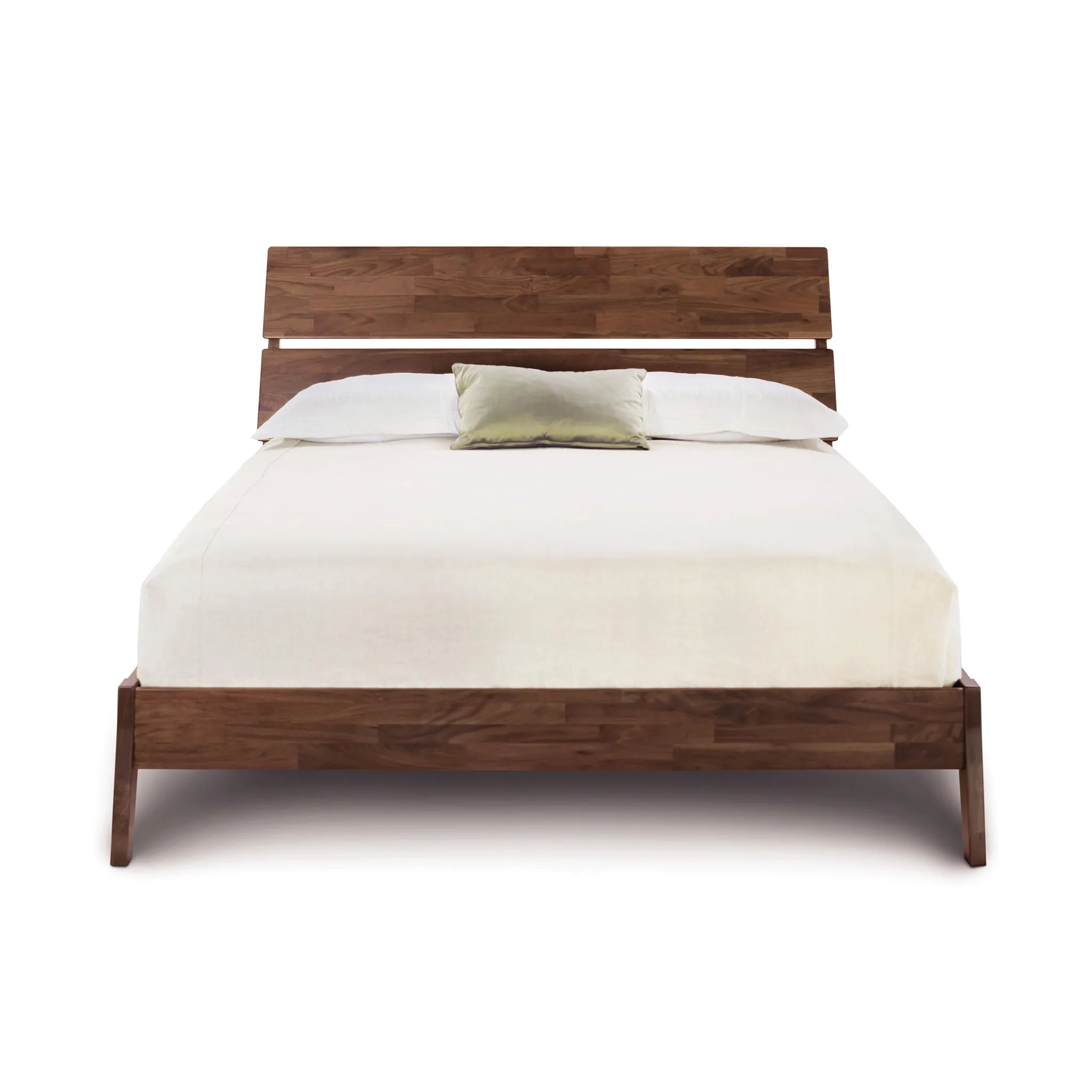 Linn Walnut Platform Bed