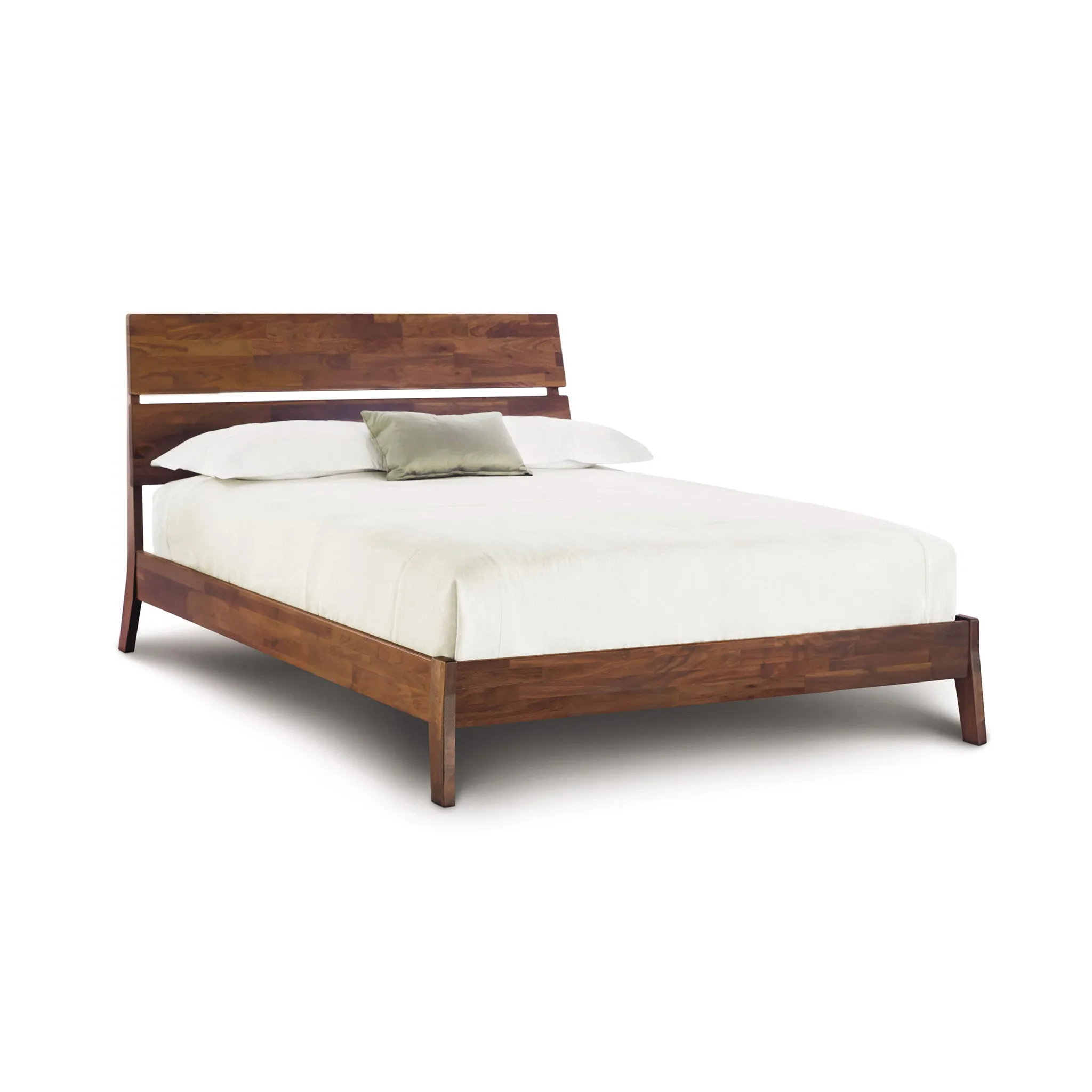 Linn Walnut Platform Bed