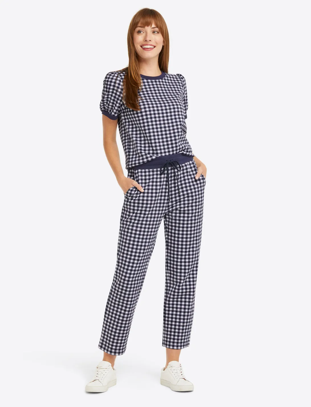 Natalie Sweatpants in Gingham