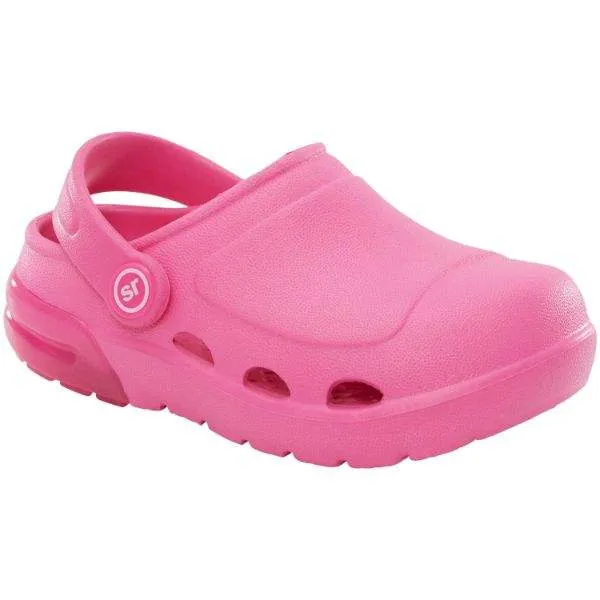 Stride Rite Kids Bray Girls Pink Light-up Water Friendly Clog Sandals (Machine Washable)