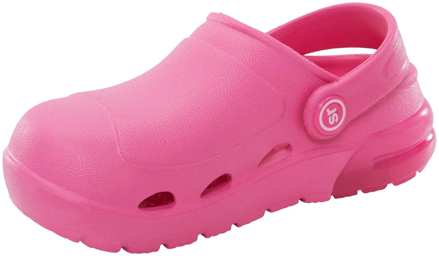 Stride Rite Kids Bray Girls Pink Light-up Water Friendly Clog Sandals (Machine Washable)